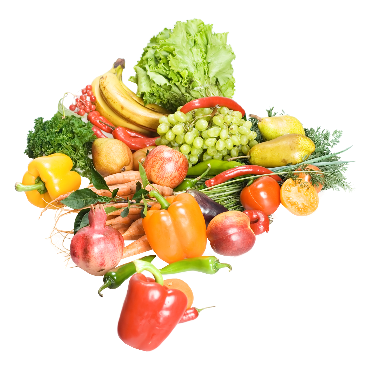 And Vegetables Organic Fruits Transparent PNG Image