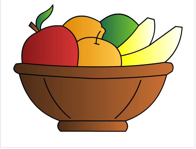 Basket Vector Fruits Transparent PNG Image