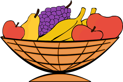 Basket Vector Fruits Transparent PNG Image