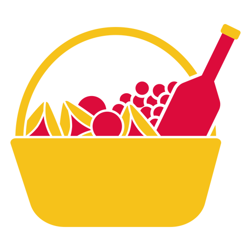 Basket Vector Fruits Transparent PNG Image
