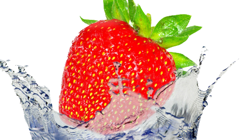 Fruit Water Splash Transparent PNG Image