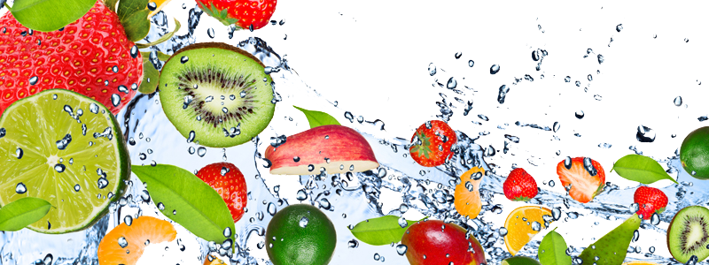 Fruit Water Splash Transparent PNG Image