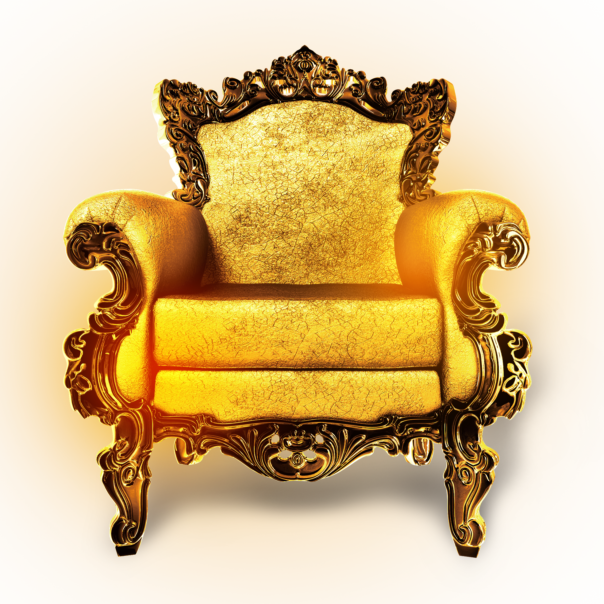 Throne Antique Chair Metal Vecteur Transparent PNG Image