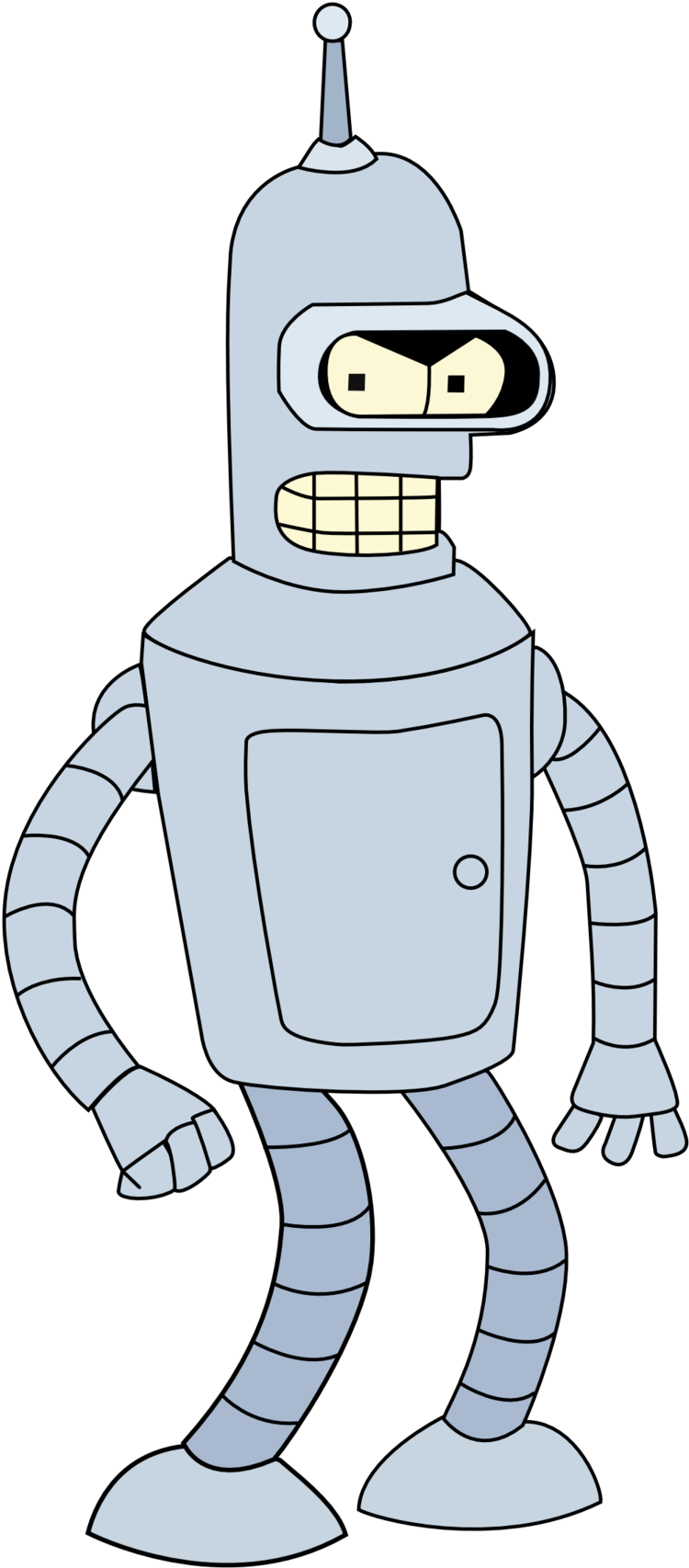 Robot Bender Transparent PNG Image