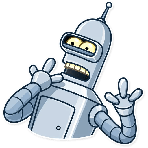 Cartoon Bender Transparent PNG Image