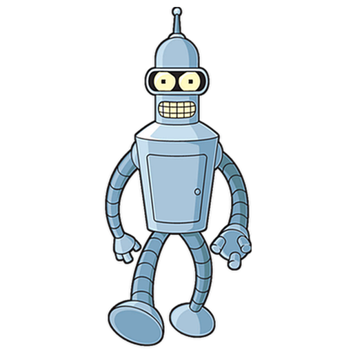 Futurama Cartoon Bender Transparent PNG Image