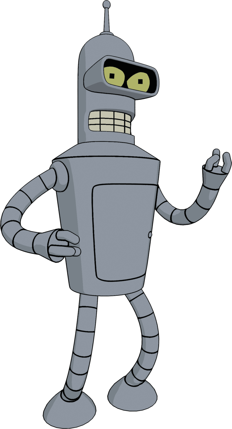 Futurama Cartoon Bender Transparent PNG Image