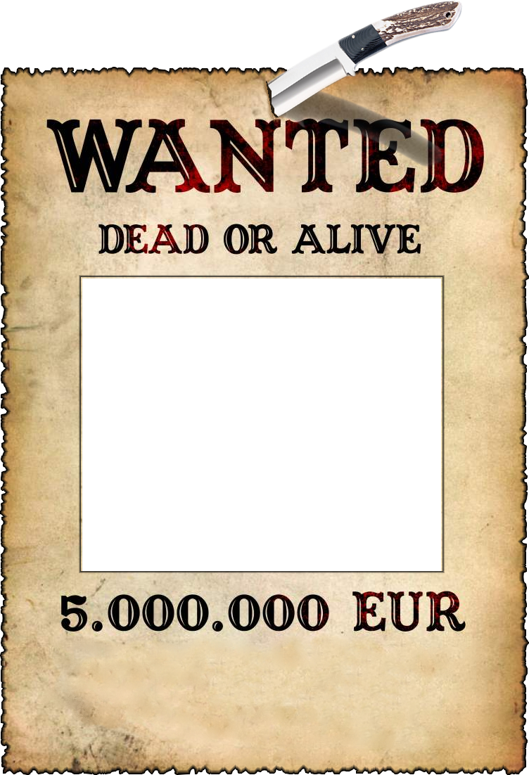 Software Poster Frame Application Template Wanted Transparent PNG Image