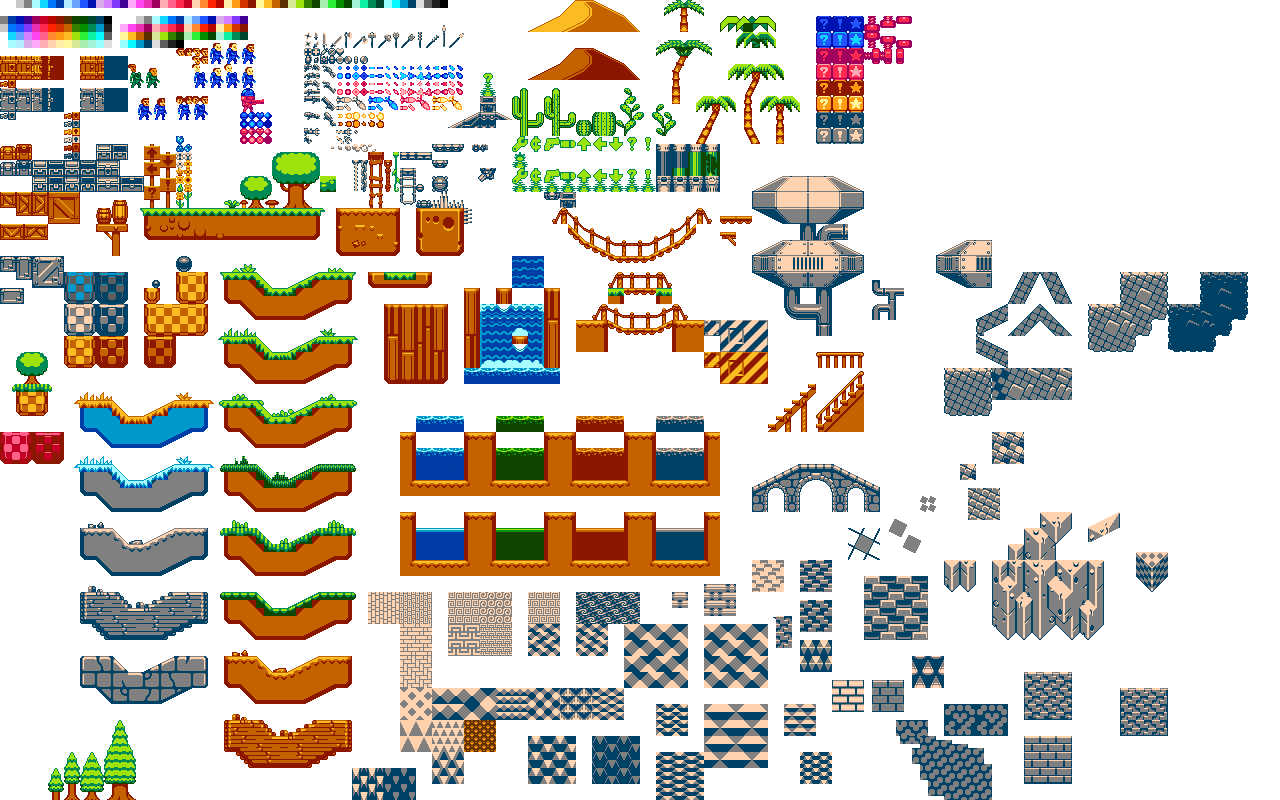 Platform Game Sprite Symmetry Pc Transparent PNG Image