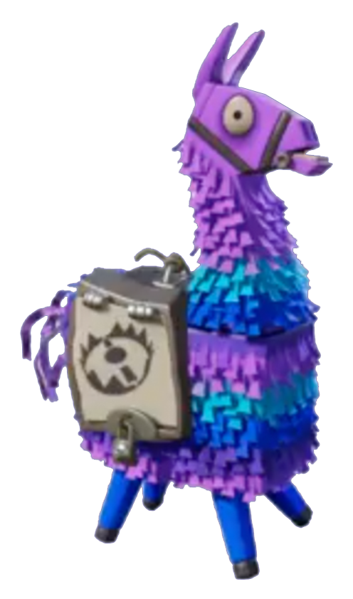 Battle Royale Purple Fortnite Llama Transparent PNG Image