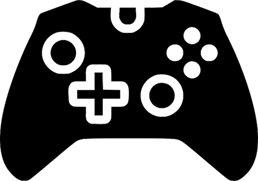 Silhouette Gamepad Transparent PNG Image