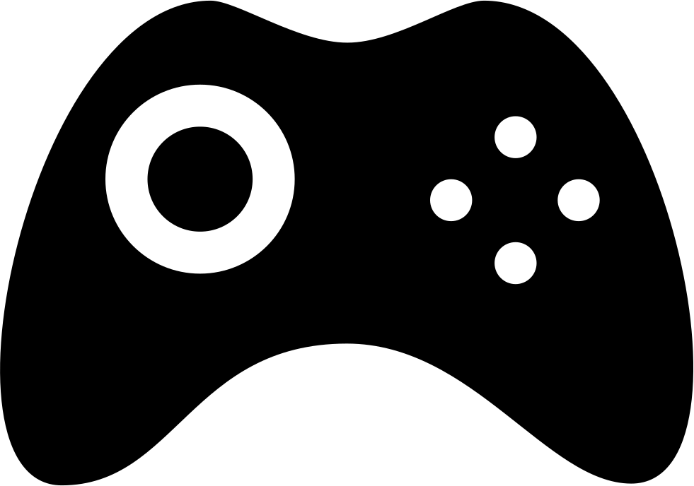 Pic Silhouette Gamepad Transparent PNG Image