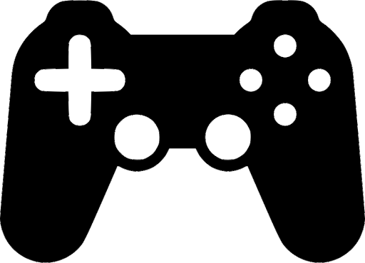 Silhouette Gamepad Transparent PNG Image