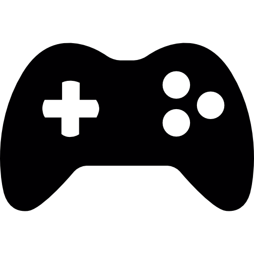 Silhouette Gamepad Transparent PNG Image