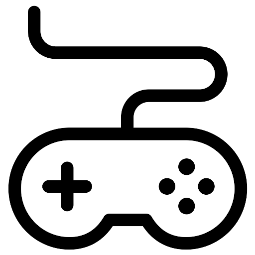 Silhouette Gamepad Transparent PNG Image