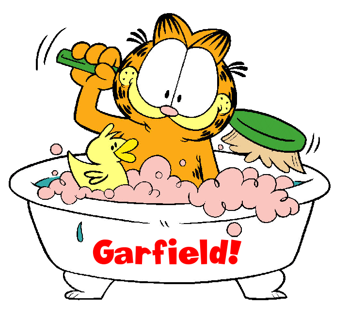 Garfield Cartoon File Transparent PNG Image