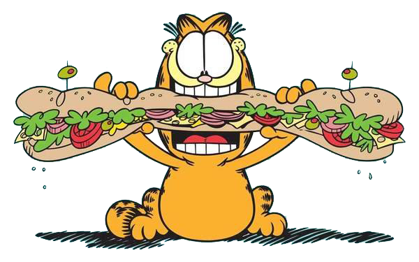 Garfield Cartoon Transparent PNG Image
