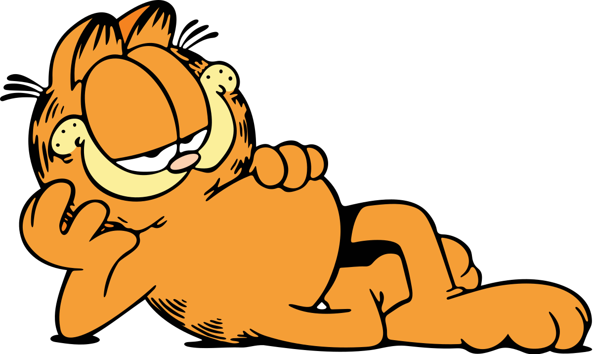 Garfield Cartoon Transparent PNG Image