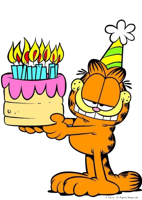 Garfield Cartoon Transparent PNG Image