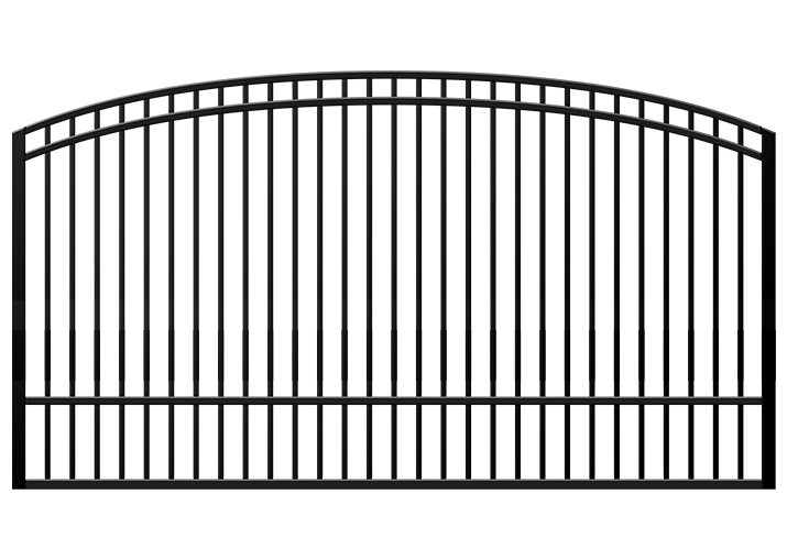 Steel Gate Black Transparent PNG Image