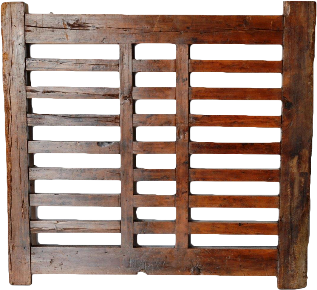 Brown Wood Gate Transparent PNG Image