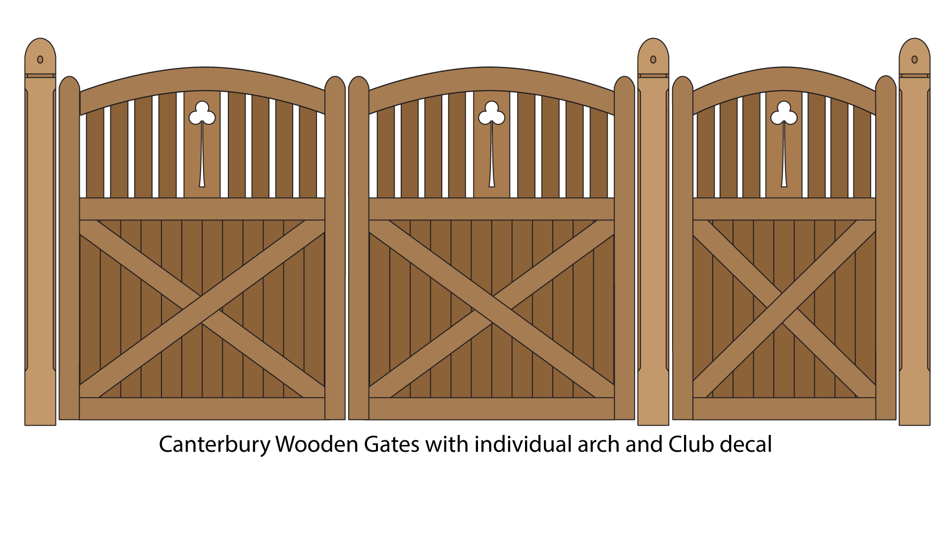 Brown Wood Gate Transparent PNG Image