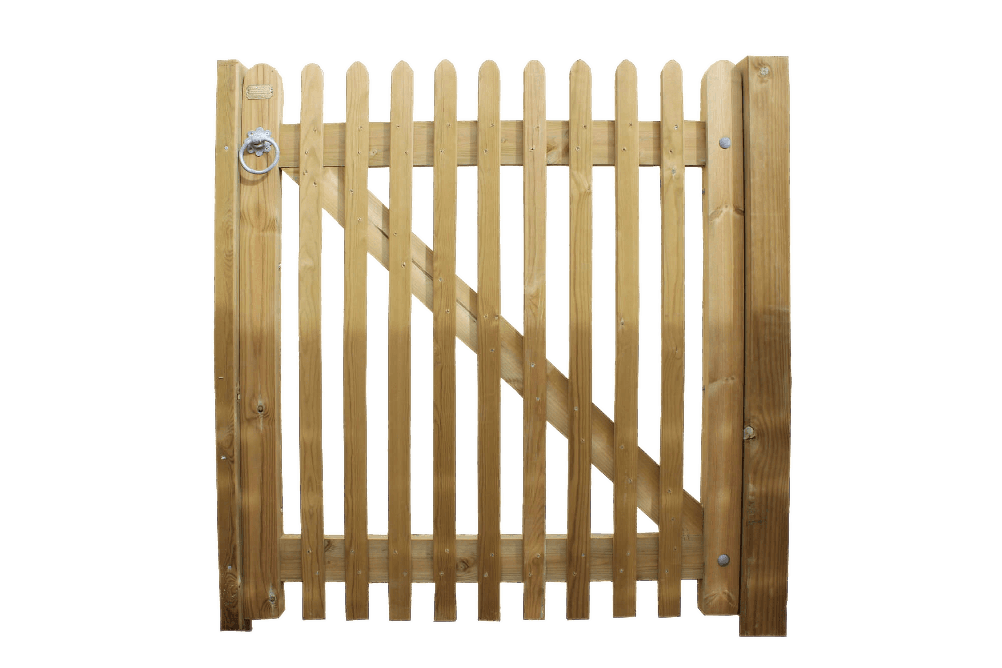 Brown Wood Gate Transparent PNG Image