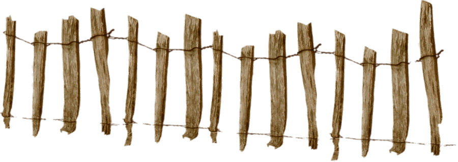 Brown Wood Gate Transparent PNG Image