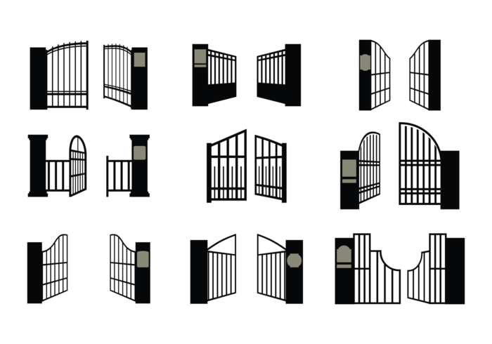 Gate Entrance Open Transparent PNG Image