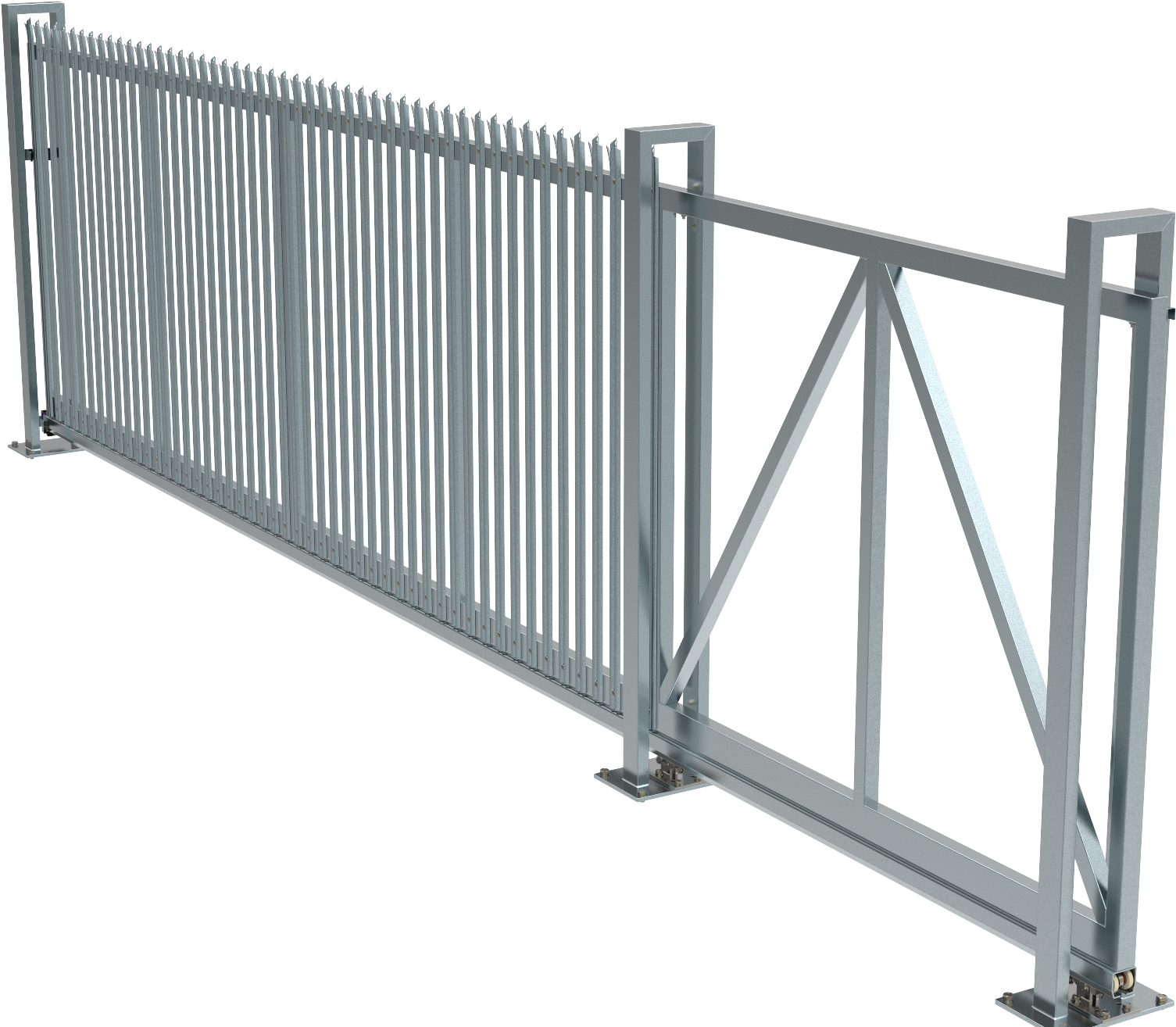 Steel Gate Metal Transparent PNG Image