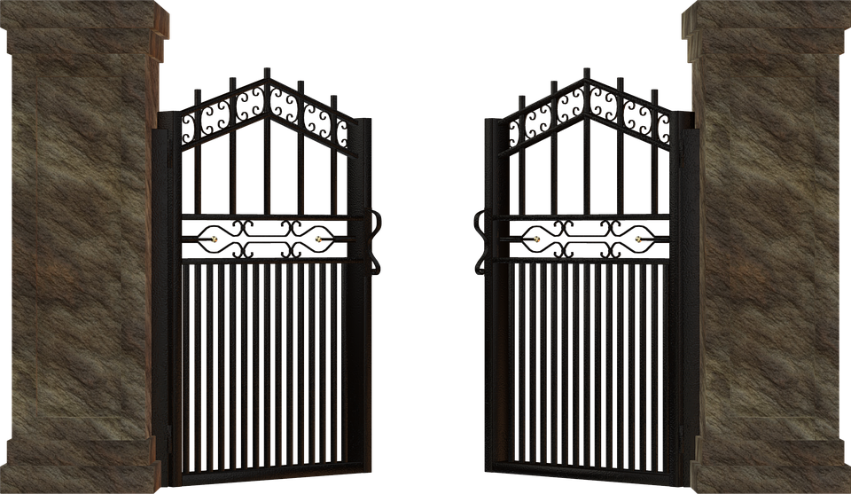 Gate Open Transparent PNG Image