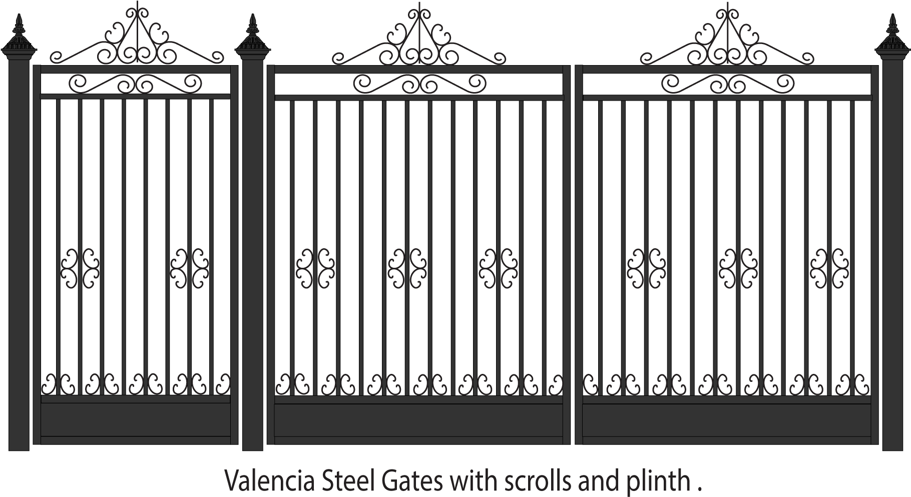 Steel Gate Transparent PNG Image