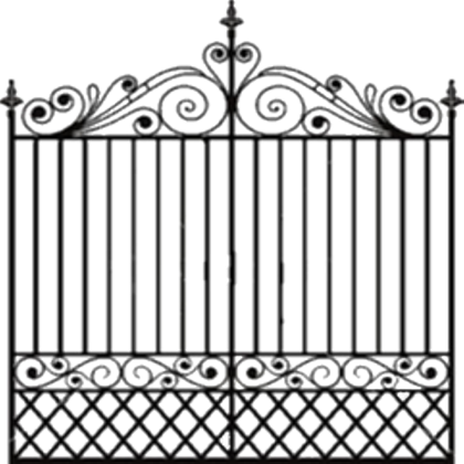 Fancy Gate Transparent PNG Image