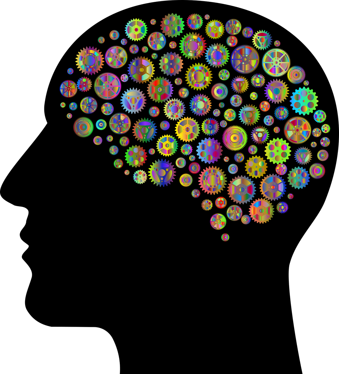 Brain Animated Gears Transparent PNG Image