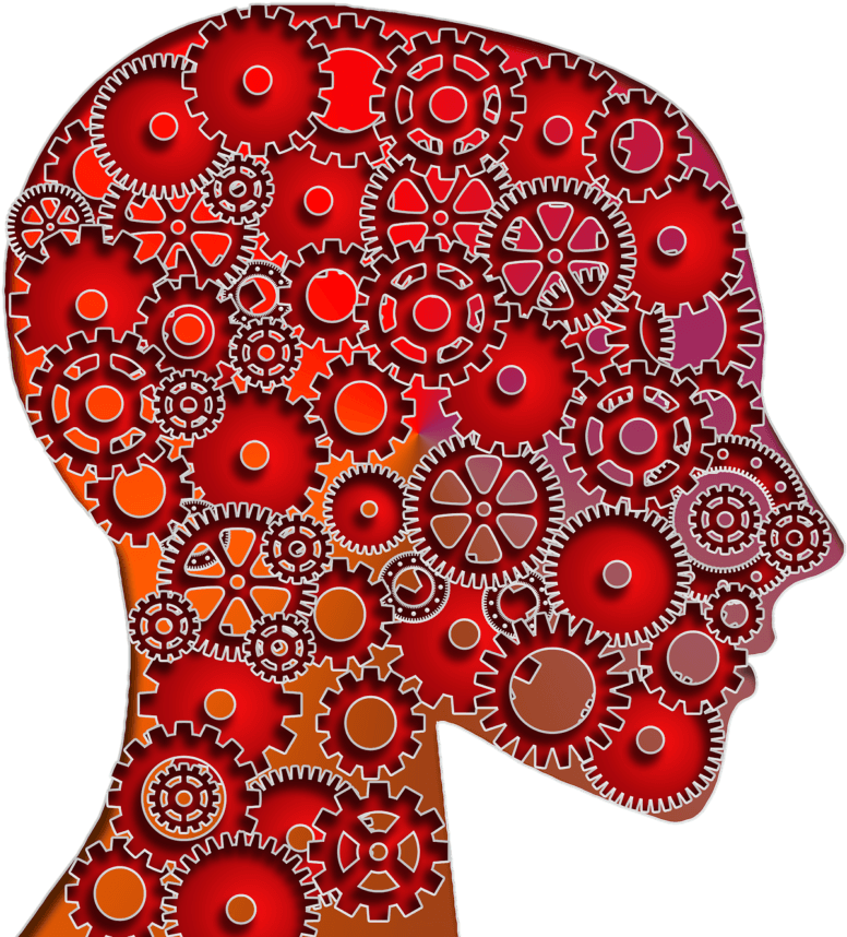 Brain Gears Transparent PNG Image