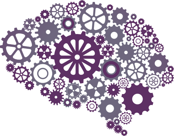 Brain Vector Gears Transparent PNG Image