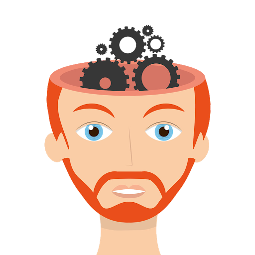 Brain Head Gears Transparent PNG Image