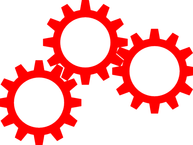 Steampunk Gears Colorful Transparent PNG Image