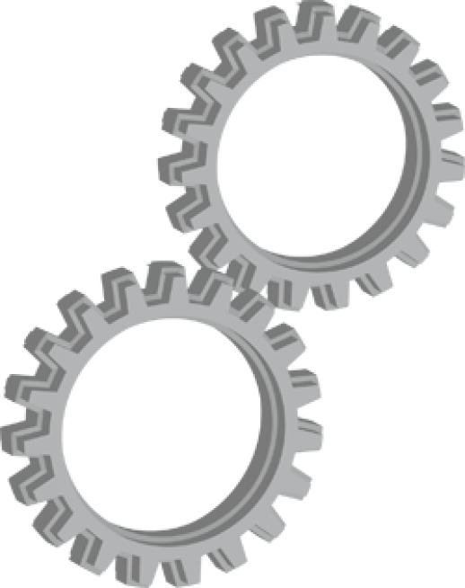 Vector Gears Creative Transparent PNG Image