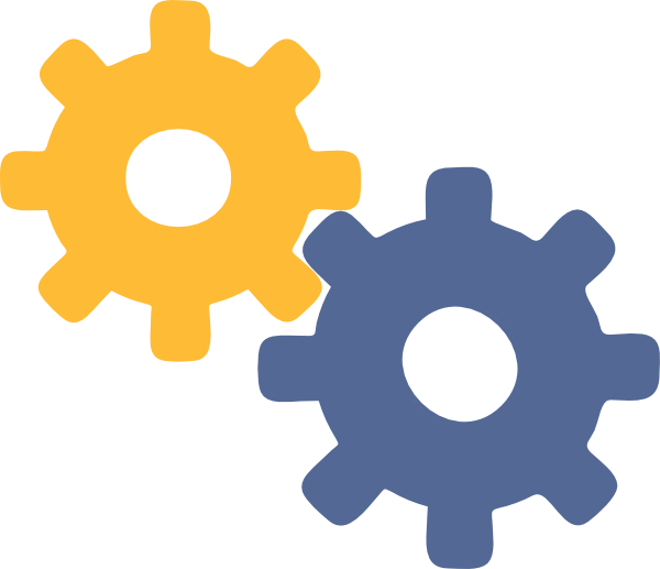Vector Gears Creative Transparent PNG Image