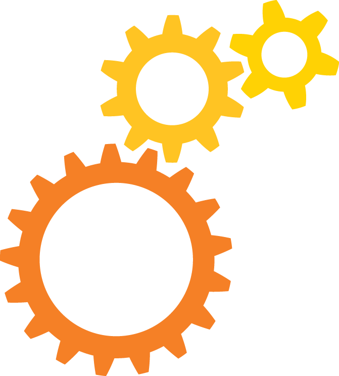 Vector Gears Creative Transparent PNG Image