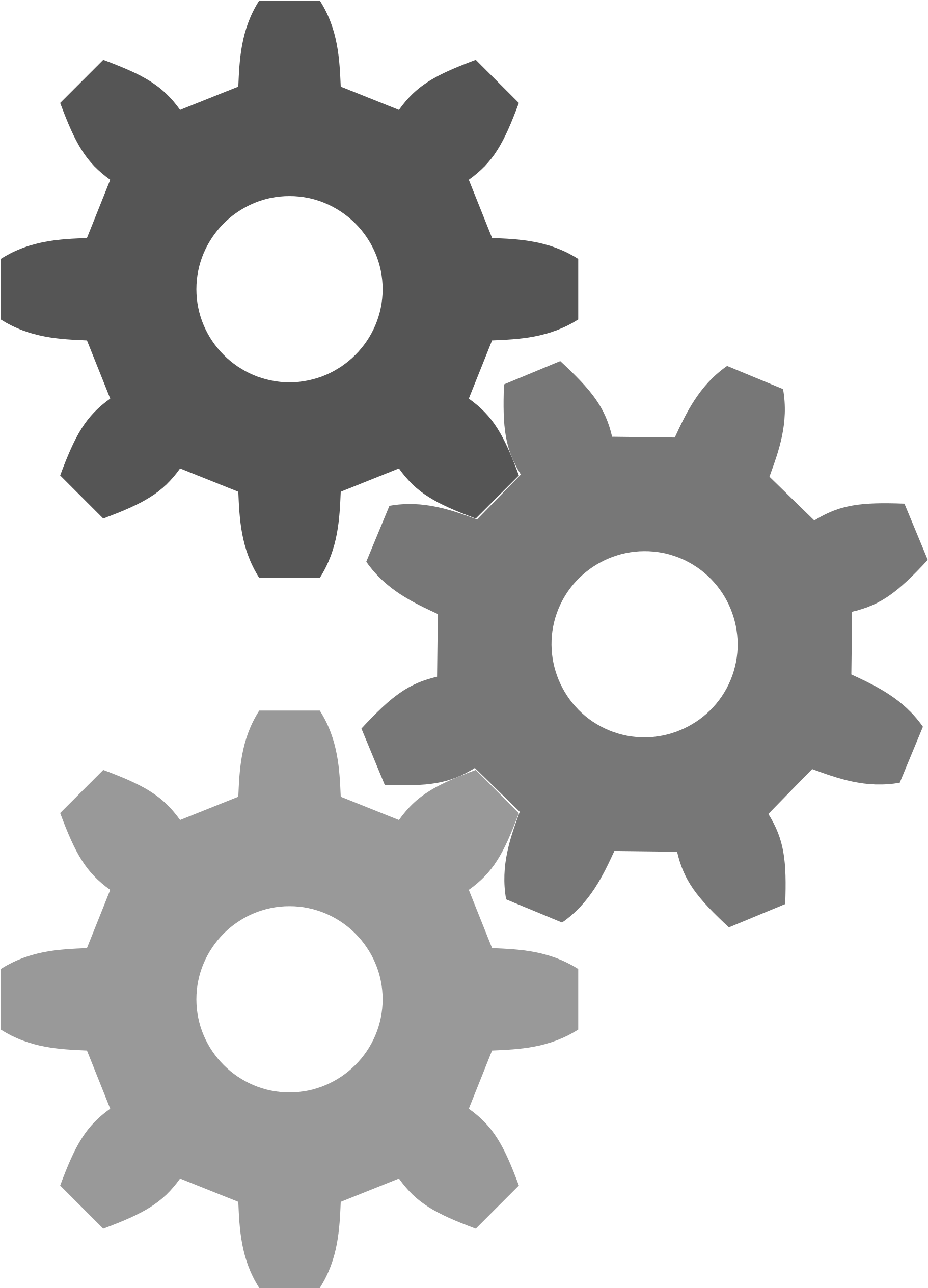 Vector Gears Creative Transparent PNG Image