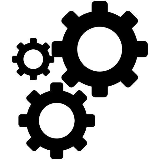 Vector Gears Transparent PNG Image