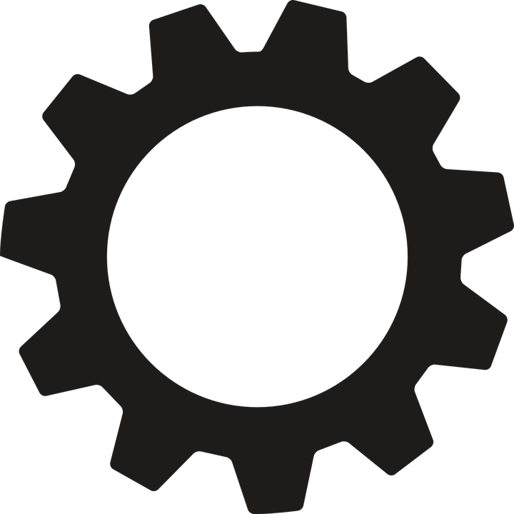 Vector Gears Transparent PNG Image