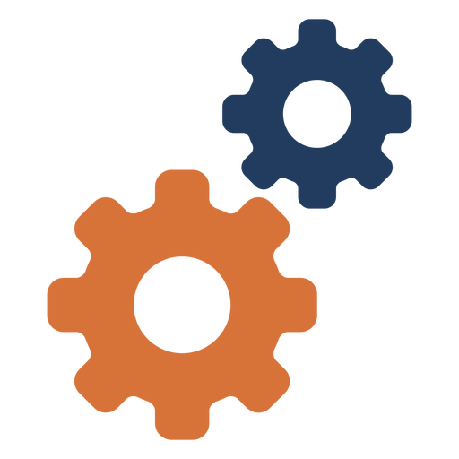 Vector Gears Transparent PNG Image