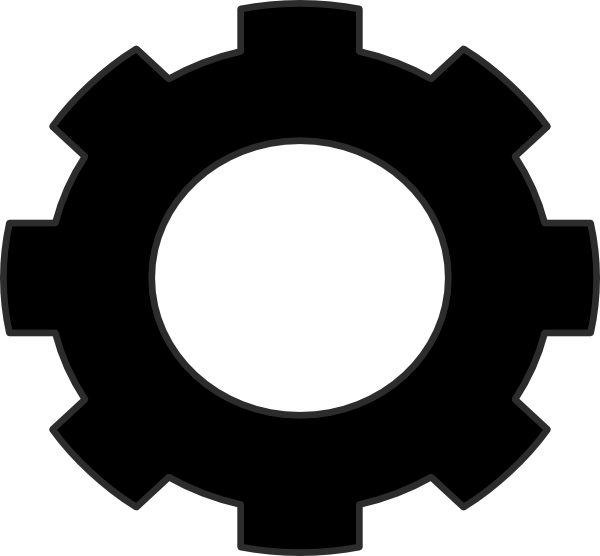 Vector Gears Transparent PNG Image