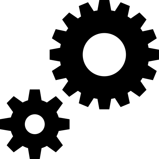 Vector Gears Transparent PNG Image