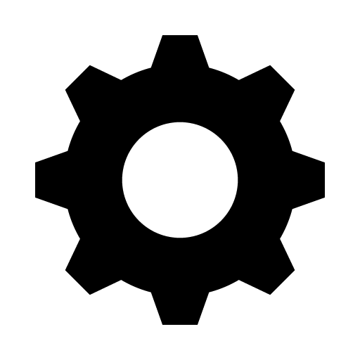 Vector Silhouette Gears File Transparent PNG Image