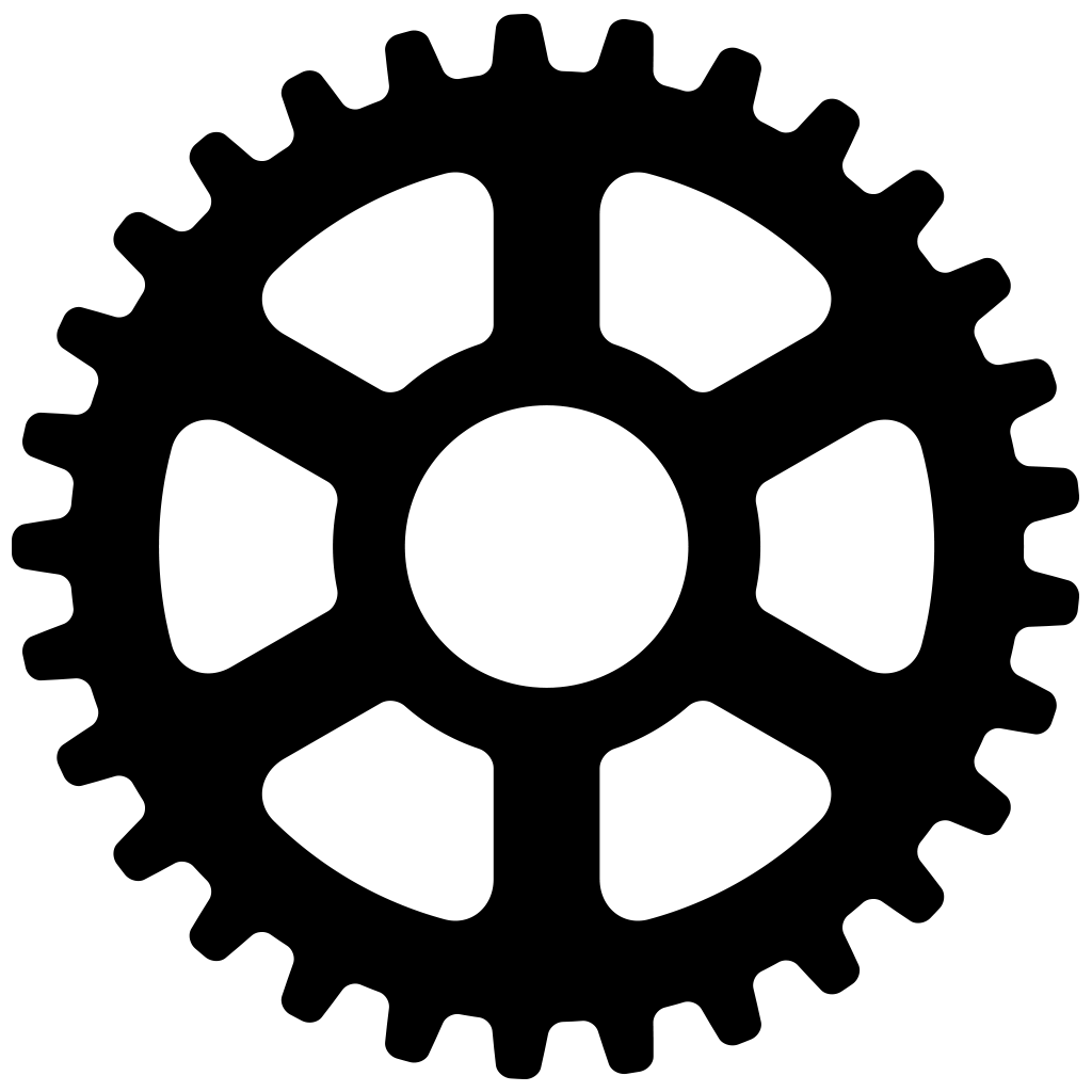 Vector Gears Transparent PNG Image