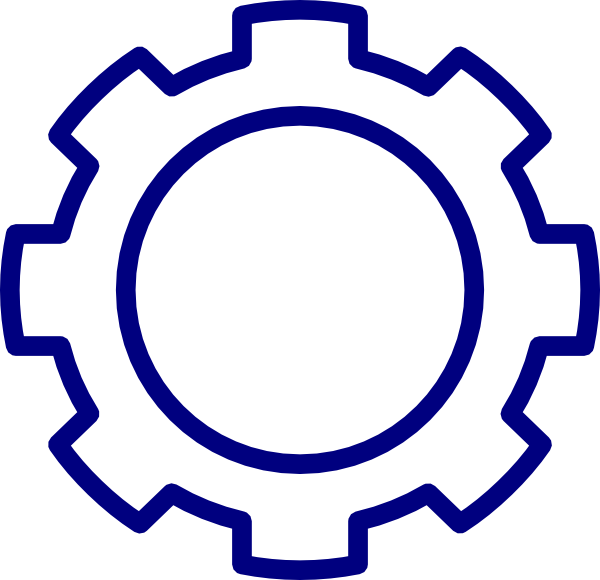 Vector Gears Transparent PNG Image